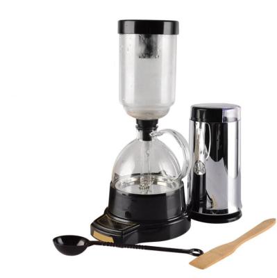 China Newest 3 Cups Commercial Electric Siphon Package/Gift Siphon Coffee Maker Set for sale