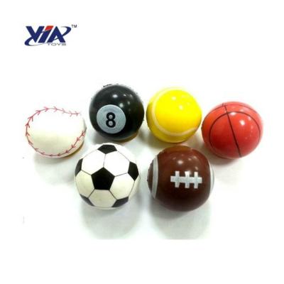 China High Rebound VIA Toy Bouncy 32 35 38 45mm Promotional Ball 27 High Rebound Sports Ball for sale