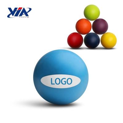 China High Rebound VIA 49mm Solid Color Bouncy Ball Custom Logo Printed for sale