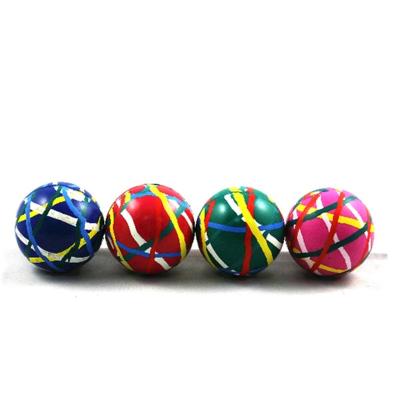 China High Elastic VIA 32mm Mixed Rubber Bouncy Ball Toys For Vending Machine for sale