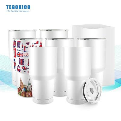 China Viable Promotional Gifts Travel Mug Metal Car 900ml 30oz Insulated Vacuum Stainless Steel Sublimation Coating Tumbler for sale