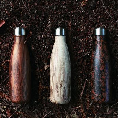 China Double Wall Sustainable Wholesale Custom Cola Shaped Drinking Vacuum Insulated Sport Stainless Steel Water Bottle for sale