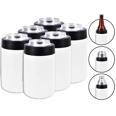 China Minimalist Double Wall Vacuum Insulated Slim Cold Sublimation Stainless Steel Lean Box Holder 12 Ounce Beer Cans Slim Box Cooler for sale