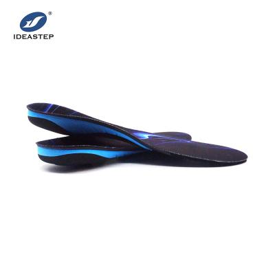 China Multi-layer foam cushioning material has excellent elasticity Ideastep arch support semi-rigid orthotic anti fatigue sporty insoles for all foot types for sale