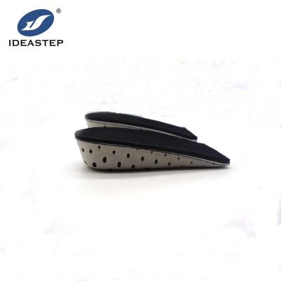 China +Durable & half-length; Cushion+Spot design+lasting stability+Tapered edge Ideastep comfort memory foam insole half length shoe heel pads EVA Invisible Height Increase Insoles for shoes for sale