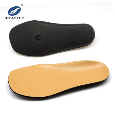 China Ideastep China Factory Price Microfiber EVA Foot Bed Children Arch Supports Shoe Insoles Neutral Heel Signaling for sale