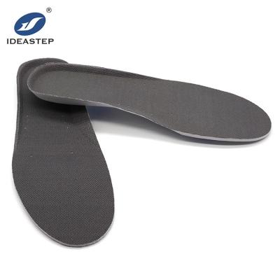 China Latex pads for added cushioning at forefoot and heel parts Ideastep Manufacture OEM Design Your Own Logo Athlete Perforated Breathable Molded Eva Sport Insole For Shoes for sale