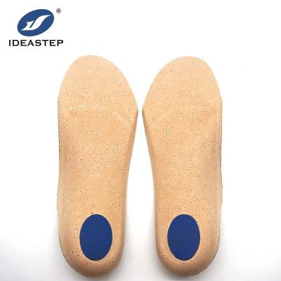 China Cork core gives comfort and tough feeling Ideastep special OEM to design your own arch support cork orthopedic release pressure orthotics metatarsal insole for sale