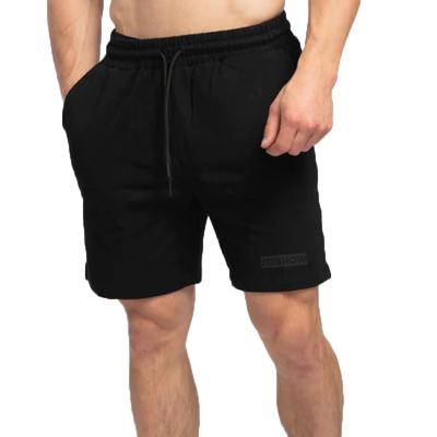 China Wholesale Custom Made Mens Black Casual Sports Anti-Wrinkle Logo Shorts for sale