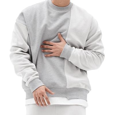 China Wholesale Oversized Anti-Wrinkle Cotton Sports Crewneck Men Pullover Gym Sweatshirt for sale