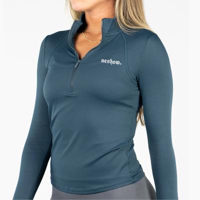 China Yoga Gym Sports Fitness Breathable Wear Long Sleeve Quick Dry Jacket For Women for sale