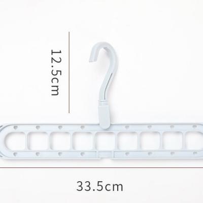 China Modern 9 hole plastic hanger for save space for sale