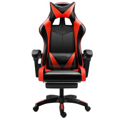 China Newcomer Racing Car Styling Computer Lounge Sillar Gamer Swivel PC Gamer Recliner PC Adjustable Chair PU (Height) Leather Gaming Chair for sale