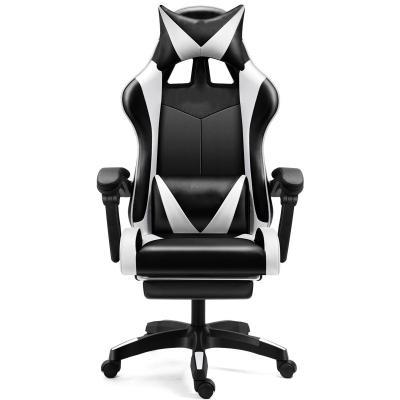 China (Height) Hot Selling Ergonomic E-sport Adjustable Swivel PU Leather Adjustable Height And Armrest Silla Gamer Office Gamer Computer Gaming Chairs for sale