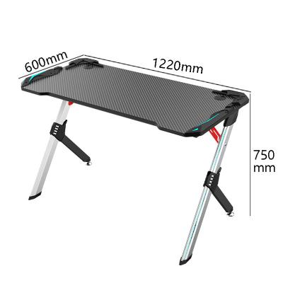 China Home Office Furniture Modern Extendable Computer Table Game Writing Gaming Desk for sale