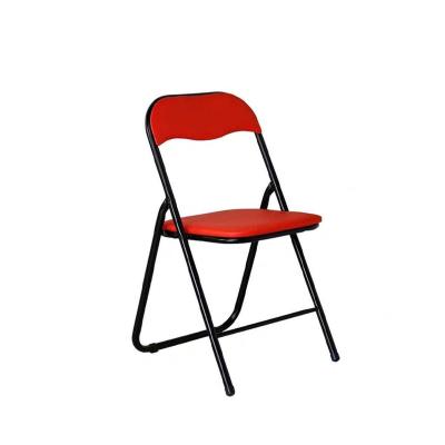 China New Arrival EUROPEAN Leisure PU Hotel Comfortable Leather Folding Chair For Special Events for sale