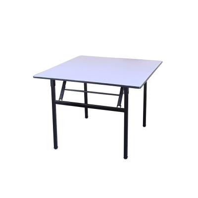 China 2022 Adjustable Popular Hotel Place Plastic Folding (Height) Table For Dining Party for sale