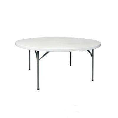 China (Height)Adjustable Hotel Restaurant Dining Waterproof Foldable Round Table for sale