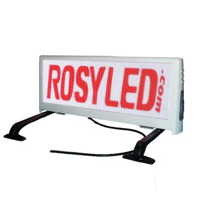 China Taxi Car Roof Top P2.5 P3.3 P4 P5 LED Display Light Sensor Taxi Car Radio 4G Wifi GPS Visual Advertising Sign Top LED Display for sale