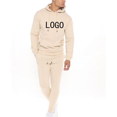 China Basic Breathable Sleeveless Hoodie Set Low MOQ Factory Wholesale Sweatsuit Essential For Men Custom Logo 100% Cotton Sweatsuit for sale