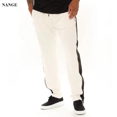 China 2022 Mens Breathable Sweatpants Gym Cotton Sports Jogger Custom Stylish Pants With Full Zipper Pocket Casual Panty Splicing Color for sale