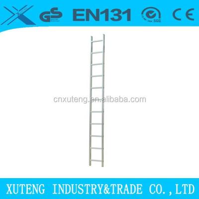 China Folding Ladders Leader Aluminum , Single Straight Step Ladder for sale