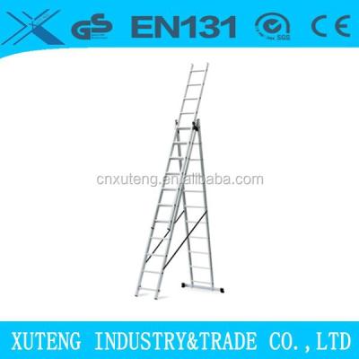 China Folding Ladders Aluminum 9 Step Extension Rope Ladder As Seen On TV for sale