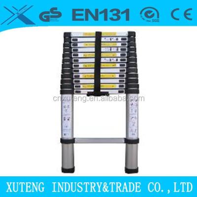 China Telescopic Ladders 3.8M Telescopic Lader , 12 Steps Folding Ladders for sale