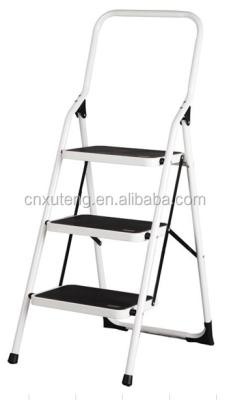 China Folding Ladders Decorative Step Ladder For LIDL, Steel Ladder With Wide Step for sale