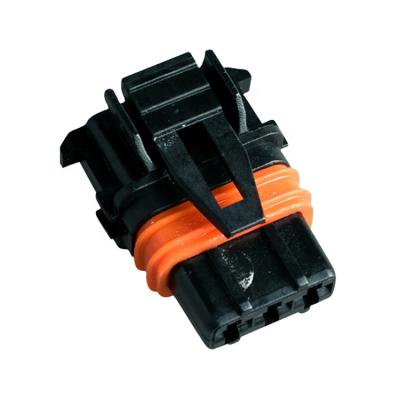 China 368161-1 waterproof female housing 3 pin PA66 gf15 waterproof connector for sale