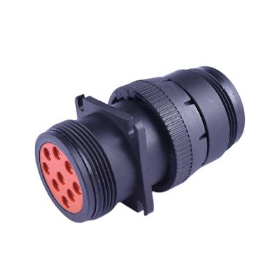 China HD16-9-1939P German DT 9 Way Automotive Aviation Black Circular Connector Auto Housing for sale