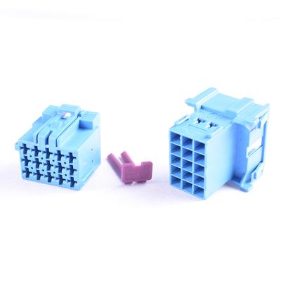 China XF 1-967628-4 MCP 2.8mm Amp Waterproof Car Connectors Blue Open 15 Pin Automotive Connectors In Stock for sale