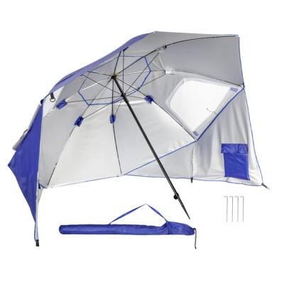 China UV-Resistant Waterproof Beach Umbrella Tent Canopy For Outdoor, Camping, Sports And Activities UPF 50+ Protection Against Sun And Rain for sale