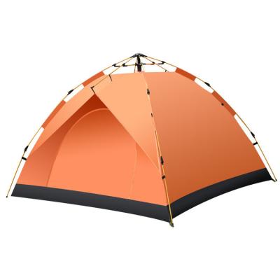 China New Double Layer Waterpoof 2022 Canvas Roof Large Bed Top Person 3-4 Person Waterproof Outdoor Camping Tent for sale