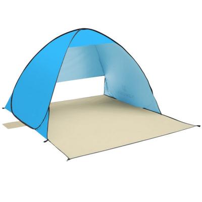 China UV-Resistant Automatic Beach Tent Sun Shelter Instant Protection Sun Beach Tent for sale