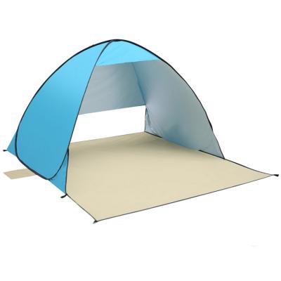 China 2022 New Reasonable Prices ODM 190T UV-resistant Polyester And Sun Shade Canopy UV Sun Shelter Camping Tent Hut Beach Tent for sale