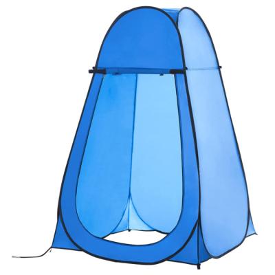 China UV-Resistant Outdoor Waterproof Portable Movable Shower Tent Camping Bathroom Privacy Changing Room Bathing Tent Pop Up Mobile Toilets for sale