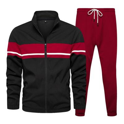 China Autumn Youth Sweater Sports Breathable Breathable Tracksuits for Men Color Autumn Men's Casual Sweatpants Set Two Piece Contrast for sale