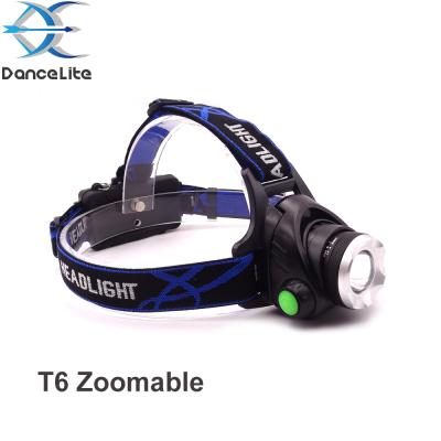 China NEW XM-L T6 Camping Head Lamp 2000Lm V9 Focus Zoomable LED Headlamp Headlight For Fishing Camping Hiking for sale