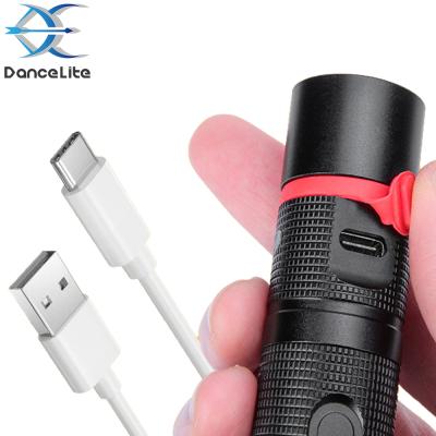 China OEM S16 365nm USB Industrial Flashlight Torch Black Wooden UV Ultraviolet Filter For Pet Dectetor (With USB Cable) for sale