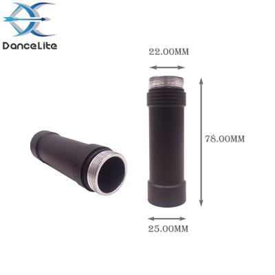 China C8 Flashlight Flashlight Extension Tube 18650 Torch Aluminum Alloy Body Pipe C8 Host Case for sale