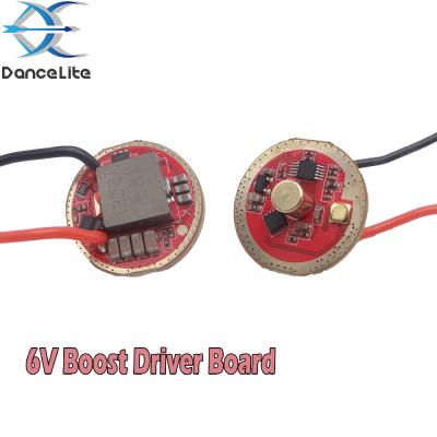 China DIY Flashlight 22mm Output Boost 6V Boost 6V Driver Circuit Board For XHP70 / XHP70.2 LED (3.7-4.2V Input) 6V70 6V70 for sale