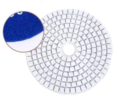 China Diamond Resin Powder Stone Grinding Disc Polish Pad for Granite Marble Quartz DPP-002O for sale