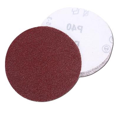 China Alunimium Oxide 4 inch~9 Inch Abrasive Disc Flocking Cloth 60#-600# Non Porous Sanding Disc For Grinding for sale