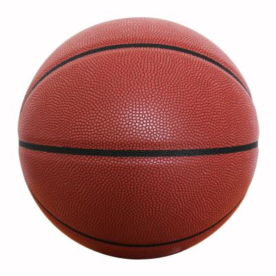 China Wholesale Custom PU Leather Indoor/Outdoor Basketball Factory Standard Logo Factory Size 7 Adult Basketball for sale