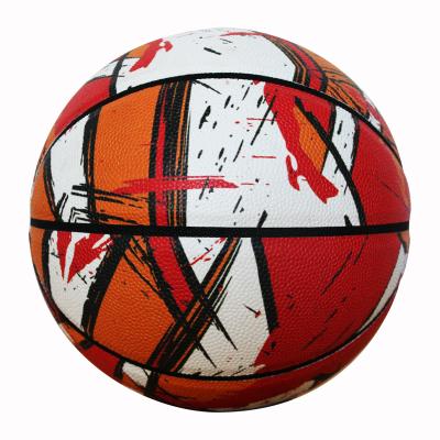 China Factory price luxury PU basketball digital printing eco-friendly custom made popular indoor/outdoor soft leather basketball court for sale