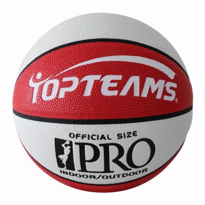 China Indoor/Outdoor Cheap Price Customize Your Own Logo Basketball Colored Advanced Compound Leather Basketball for sale