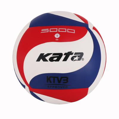 China Indoor / Outdoor Soft Touch Custom Design Inflatable Volleyball Competition Training Size 5 Beach Volleyball for sale