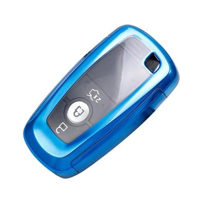 China Soft TPU Plastic Car Key Cover For Ford Car Key Cover Case Holder for sale