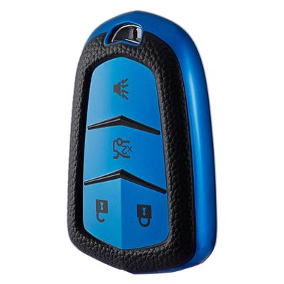 China Soft TPU Plastic Car Key Cover For Cadillac Car Key Cover Case Holder for sale